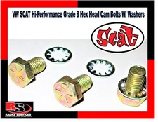  VW SCAT Hi-Performance Grade 8 Hex Head Cam Bolts W/ Washers  RADKE