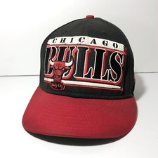 Chicago Bulls New Era Hat Hardwood Classics Snapback Embroidered Cap NBA EUC
