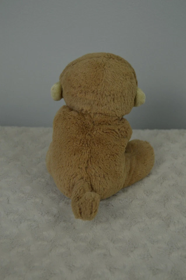 Juguete de peluche Child of Mine de Carter's Monkey para bebé sonajero marrón tostado Foto 3 de 4