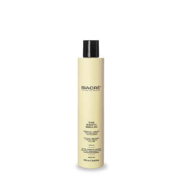 SHINE SHAMPOO SEMI DI LINO capelli secchi trattati opachi Biacrè protettivo 250m
