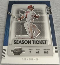 2021 Panini Contenders Baseball Trea Turner Los Angeles Dodgers Contenders Optic