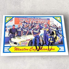 Dale Earnhardt NASCAR VINTAGE signed card 1988 MAXX WINSTON CUP CHAMPION #87