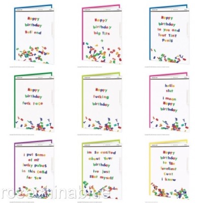 Brainbox Candy Funny Rude Adult Word  Card