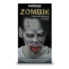 Mehron Zombie Costume Complete Make Up Kit Halloween Party Theatre Stage KMP-Z