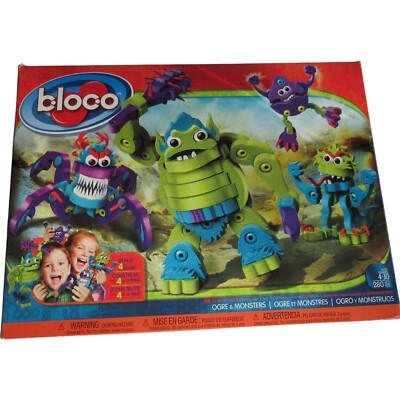 Bloco Ogre & Monsters STEM Toy Foam DIY Building Construction Set NEW DMG PKG