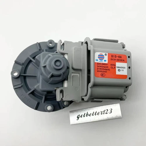 DC31-00181A B15-6A Washing machine drainage pump drainage motor FOR Samsung - Picture 2 of 3