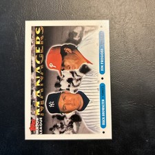 Bxc 1993 Topps #510 Buck Showalter, Jim Fregosi, New York Yankees, Phillies