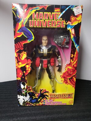 1997 MARVEL UNIVERSE ''PROFESSOR-X'' 10 IN ACTION FIG NIB