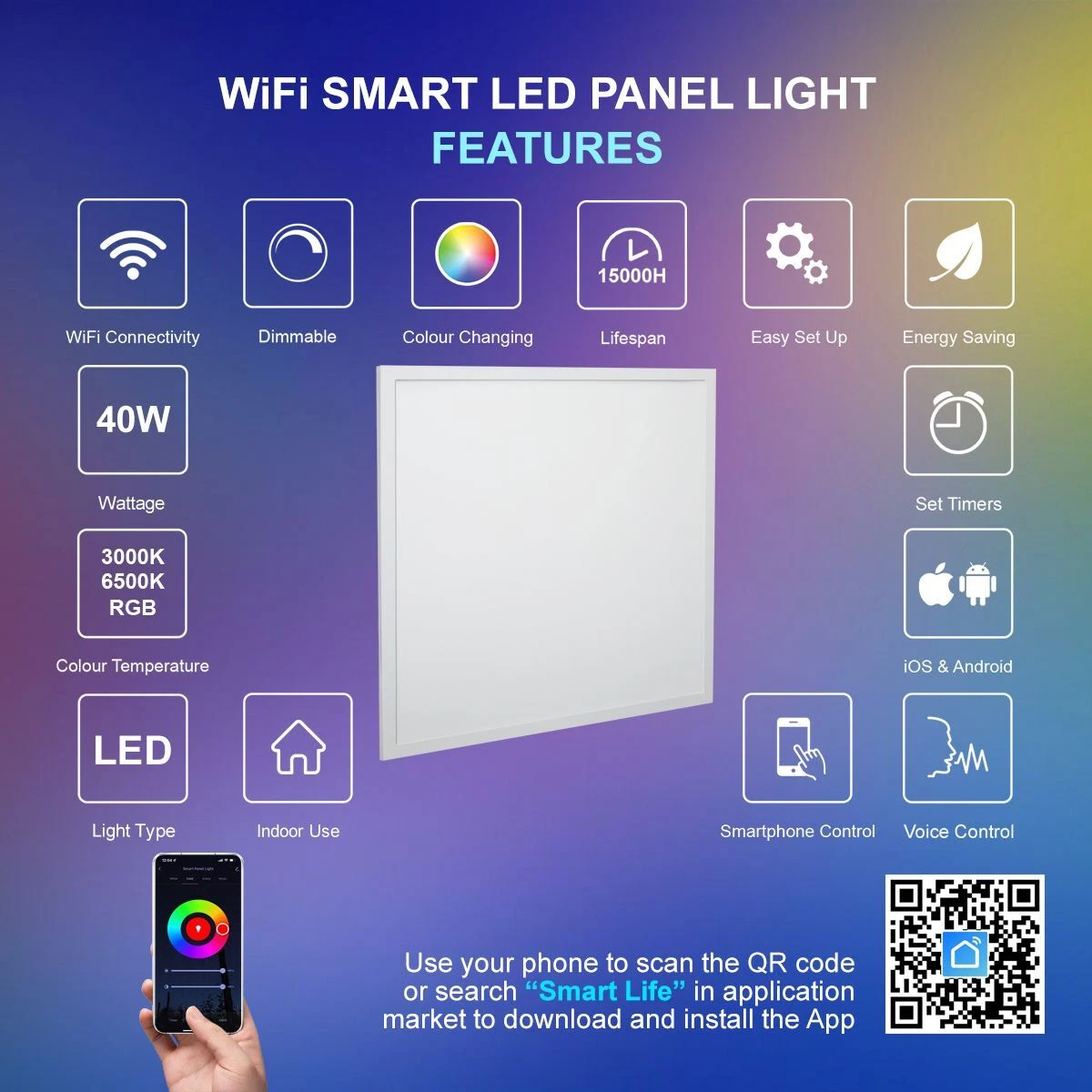 Smart led panel deals