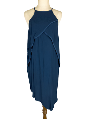 Bec & Bridge Womens Dress 6 Blue Racerback Cutout Dress Asymmetrical Hem | eBay Bec & Bridge Womens Dress 6 Blue Racerback Cutout Dress Asymmetrical Hem | eBay