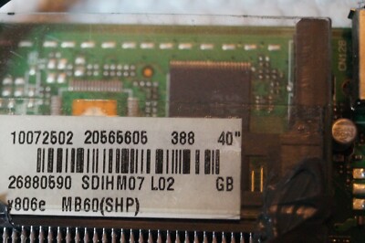 Main AV Board 17mb60-4.1 267937530274 - Sharp Lc40sh340k for sale  