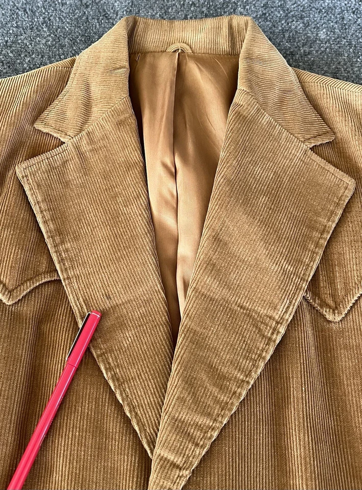 Pioneer носить мужской 42L Western Blazer охотничья куртка коричневый вельвет ранчо - Изображение 2 из 4