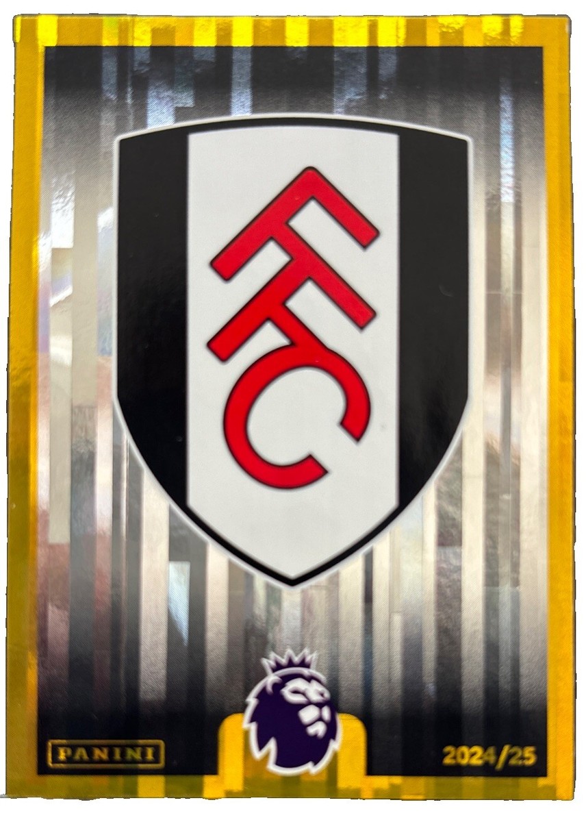 Insigne émaillé Fulham Football Club - Ligue Europa, Fabrication UK, PB1-48