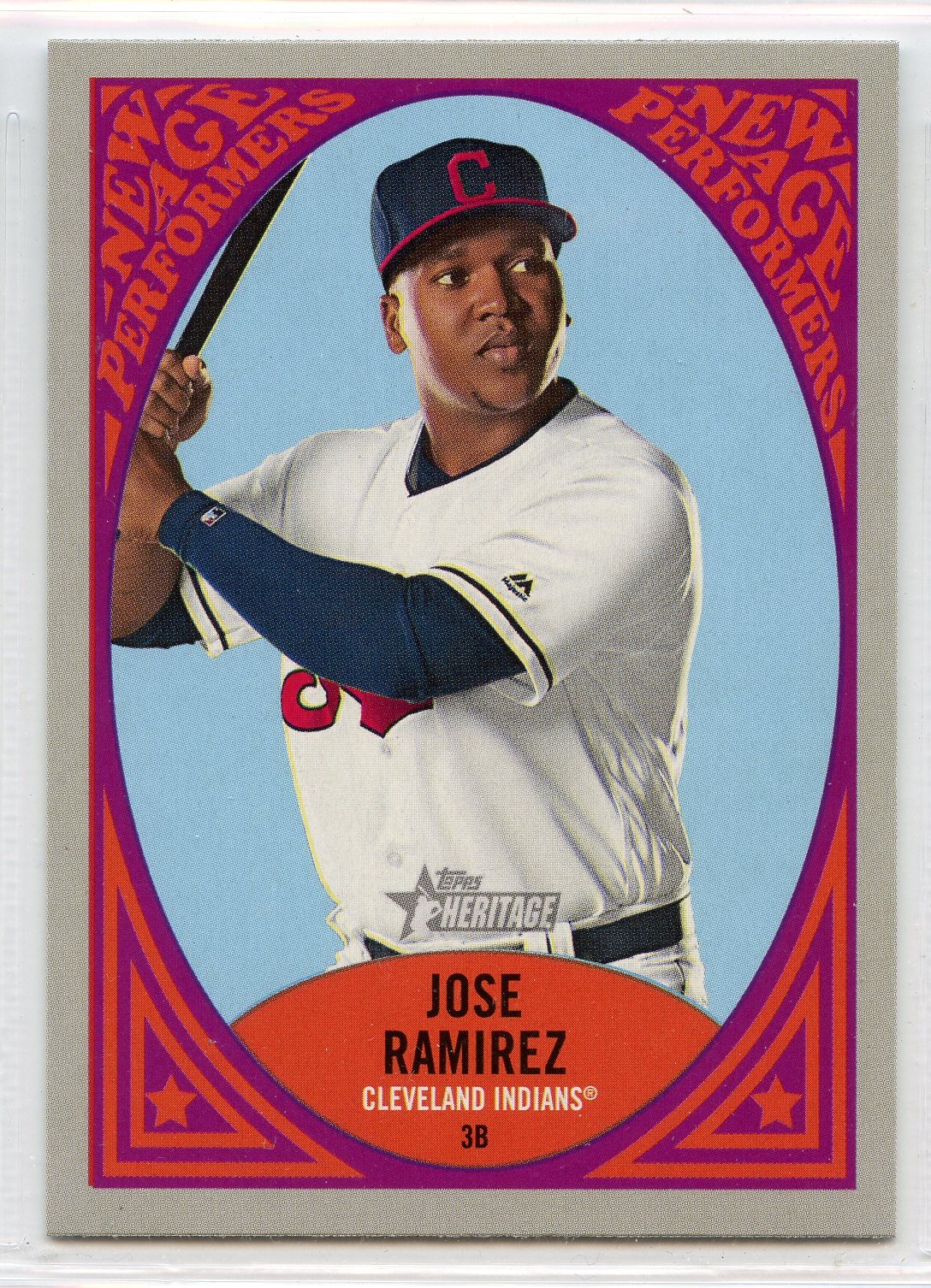 2019 Topps Heritage New Age Performers - #NAP-8 - Jose Ramirez ...