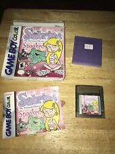 Sabrina: The Animated Series -- Spooked (Game Boy Color, 2001)Box, Book Game