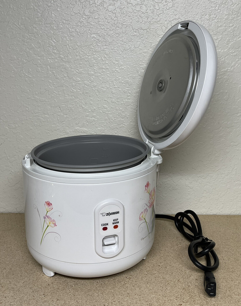 Zojirushi NS-RPC10 Rice Cooker and Warmer 1.0-Liter, Tulip 5 CUP