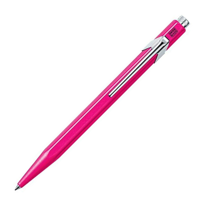 Caran d'Ache 844 Metal Collection Mechanical Pencil in Fluorescent Pink - 0.7mm