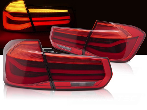 LED RüCkleuchten Set FüR BMW F30 Limo Bj. 2011-2019 Rot Dynamischer Blinker-image