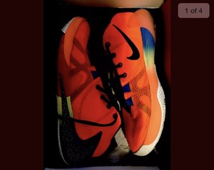 giannis orange shoes