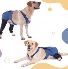 MEDIUM - Dog Hind Leg Recovery Sleeve  Recovery Suit  Cone Collar Alternative