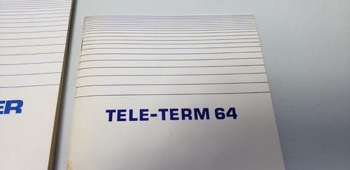 Commodore 64 - Assembler, Tele-Term 64 Lot Of 2 Manuals Vintage - Picture 4 of 12