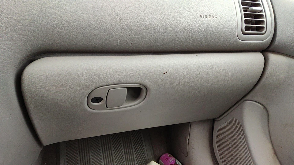 Conjunto de guantera Saturn L100 2000-2005 puerta completa con pestillo OEM gris 96b Foto 3 de 4