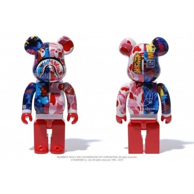 BE@RBRICK BAPE mika ninagawa SHARK 1000%-