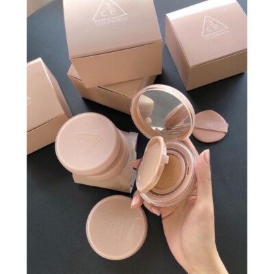 3CE SOFT MATTE FIT CUSHION SPF45 PA++ , Korean cosmetics, KBeauty, sample