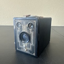 Vintage Kodak Brownie Target Six-16 Art Deco Box Camera 1940's Collectible