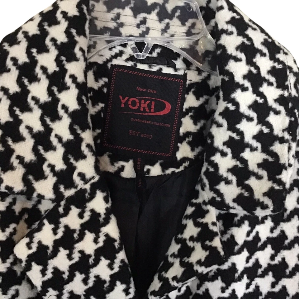 Yoki Peacoat Houndstooth Jacket NY Collection NWT - Image 4 of 4