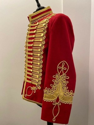 Men's New Napoleonic Hussar Uniform Miltary Style Tunic Pelisse Jimmi Hendrix.