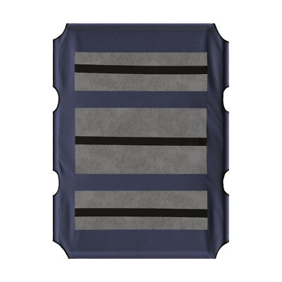 Elevated Dog Bed Cover 48x36in Pet Bed Cover Mesh Panel Indoor/Outdoor, Blue