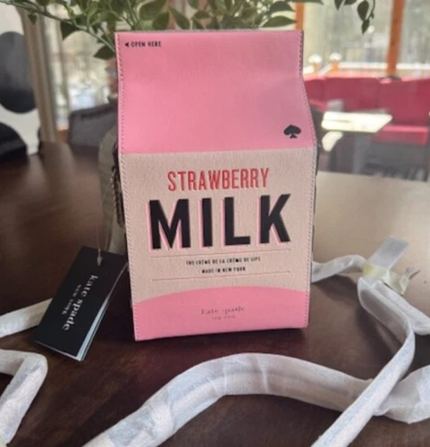Kate Spade Year of the Ox Strawberry MILK CARTON Crossbody - NEW