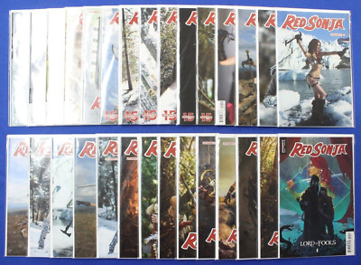 Red Sonja #1-28 Complete Cosplay Photo Cover Set + One-Shot VF/NM 2019 Dynamite