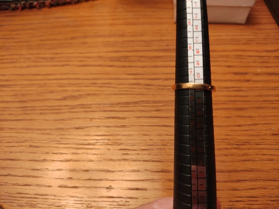 Anillo Color Arco Iris Floral Vidrio Tono Dorado Talla 7.75 Foto 2 de 2