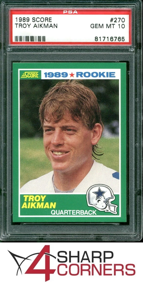 1989 Score Troy Aikman #270 for sale | eBay