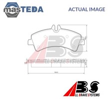 37554 BRAKE PADS SET BRAKING PAD REAR ABS NEW OE REPLACEMENT