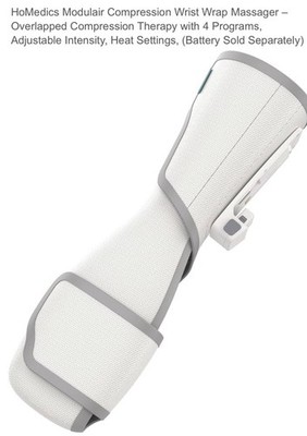 Modulair Wireless Compression Wrist Wrap with 4 Programs & Heat