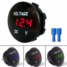 Waterproof LED Voltmeter Meter with Nylon Retaining Nut for Easy Installation