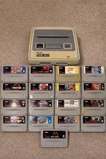 Super Nintendo SNES PAL MEGA Bundle. Tested. 5 Controllers. 17 Games retro uk