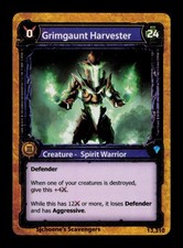 Grimgaunt Harvester Yellow Solforge Fusion Spirit Warrior Trading Card TC