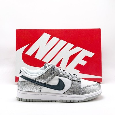 NEW* Women Nike Dunk Low Golden Gals METALLIC SILVER (DO5882 001