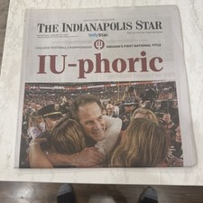 🔥The Indianapolis Star January 21, 2026 Newspaper- IU Football Champs NEW 🔥The Indianapolis Star January 21, 2026 Newspaper- IU Football Champs NEW