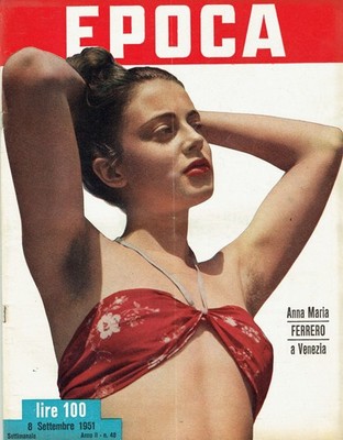 1951 VENICE FILM FESTIVAL=MARCEL LOUBENS=MARIA ANTONELLI=PONT SAINT ESPRIT=