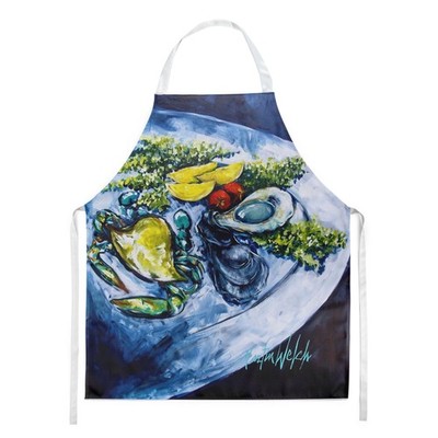 NEW Oyster Plate Apron Cooking Kitchen Server Baking Crafts Gardening for Adult