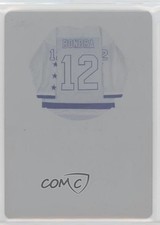 2017-18 Leaf Invictus Carpe Diem Relics Printing Plate Cyan 1/1 Peter Bondra 7ez