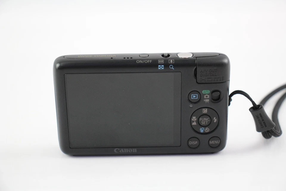 Canon IXUS 130 Digital Compact Camera Working w/ Canon 4x IS Zoom Lens - Image 3 of 4