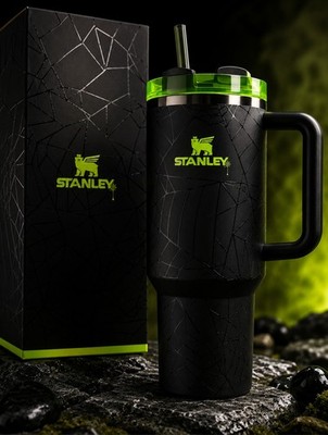 Stanley Halloween Web Glow H2.0 40oz Tumbler Limited Edition- New Fast Shipping