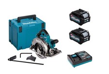Makita 40v XGT Brushless 190mm Circular Saw - Batteries & Charger - HS004GD201
