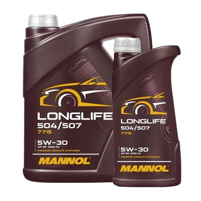 MANNOL 7715 SAE 5W-30 Longlife Motoröl VW 504.00/507.00, MB 229.51, 6 (5+1) L